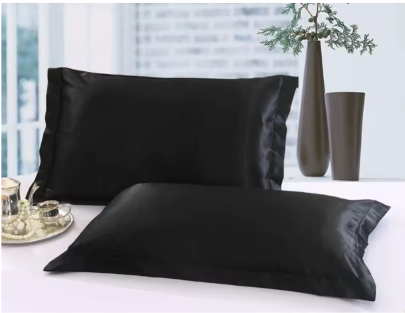 Pillowcase Silk Pillow Cover Silky Satin Beauty Pillow Case
