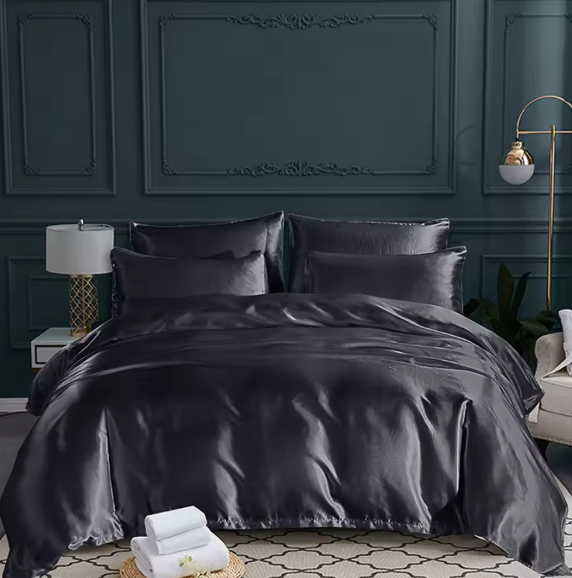 Pillowcase Silk Pillow Cover Silky Satin Beauty Pillow Case