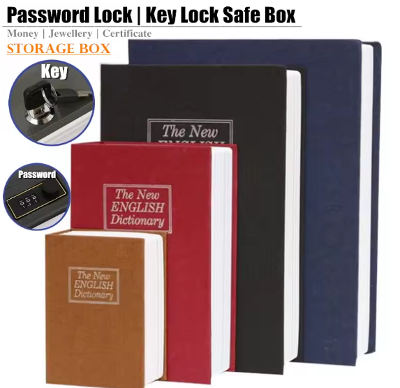 Book Style Safe Locker